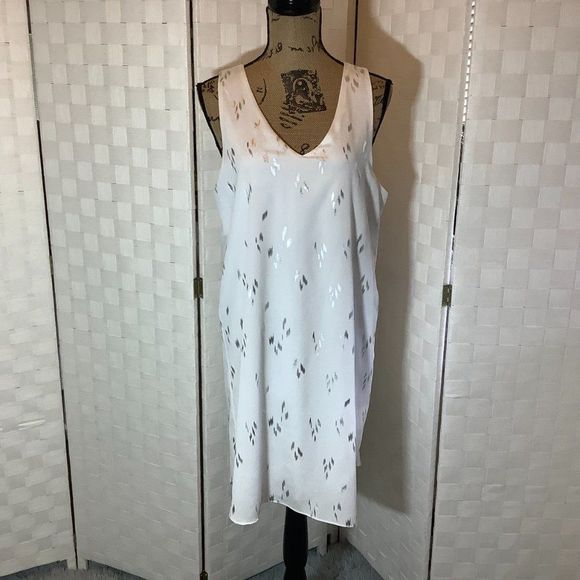NWT Gianni Bini white dress size large - Picture 2 of 8